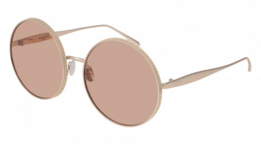 Azzedine Alaïa AA0015S Sunglasses, 003 - GOLD with BROWN lenses