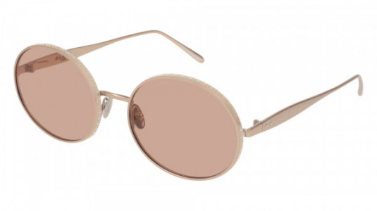Azzedine Alaïa AA0016S Sunglasses, 003 - GOLD with BROWN lenses