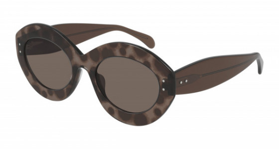 Azzedine Alaïa AA0004S Sunglasses, 009 - BROWN with BROWN lenses