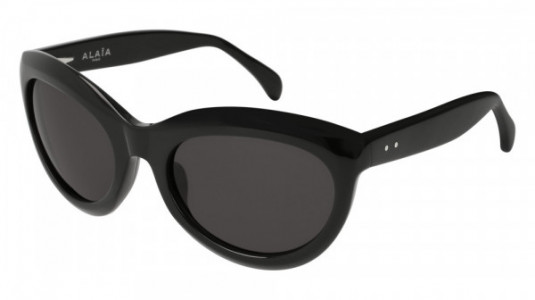 Azzedine Alaïa AA0005S Sunglasses, 001 - BLACK with GREY lenses