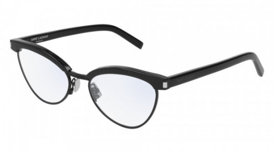 Saint Laurent SL 218 Eyeglasses, 001 - BLACK