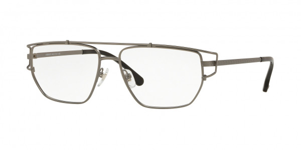 Versace VE1257 Eyeglasses, 1351 MATTE GUNMETAL (GUNMETAL)