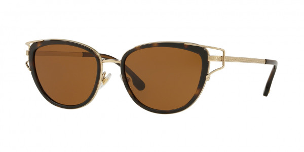 Versace VE2203 Sunglasses, 144073 HAVANA/PALE GOLD (HAVANA)