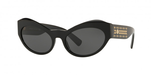 Versace VE4356 Sunglasses, GB1/87 BLACK (BLACK)
