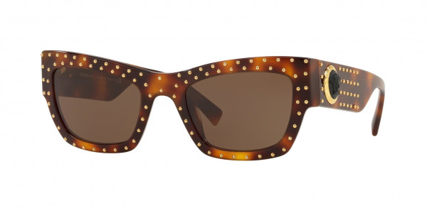 Versace VE4358 Sunglasses, 521773 HAVANA (HAVANA)