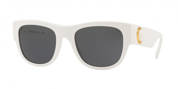Versace VE4359 Sunglasses, 401/87 WHITE DARK GREY (WHITE)