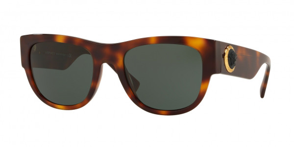 Versace VE4359 Sunglasses, 521771 HAVANA GREEN (TORTOISE)