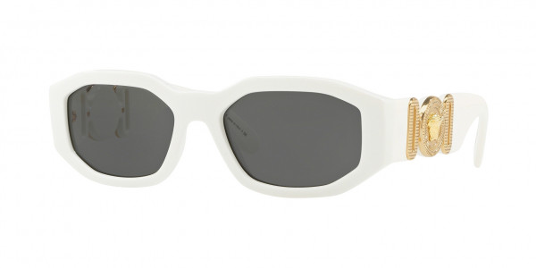 Versace VE4361 Sunglasses, 401/87 WHITE DARK GREY (WHITE)