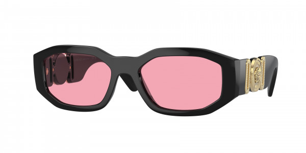 Versace VE4361 Sunglasses, GB1/84 BLACK PINK (BLACK)