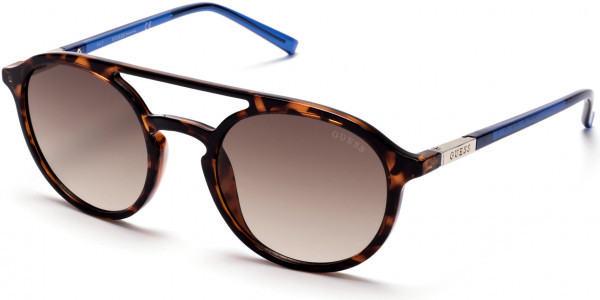 Guess GU3033 Sunglasses, 52F - Dark Havana / Gradient Brown Lenses