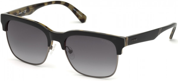 Guess GU6912 Sunglasses, 05B - Black/other / Gradient Smoke Lenses