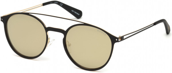 Guess GU6921 Sunglasses, 02G - Matte Black / Brown Mirror