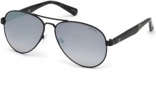 Guess GU6930 Sunglasses, 05C - Black/other / Smoke Mirror