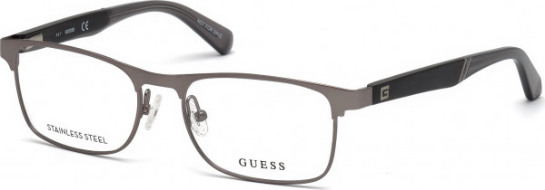 Guess GU1952 Eyeglasses, 009 - Matte Gunmetal / Shiny Grey