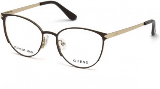Guess GU2665 Eyeglasses, 049 - Matte Dark Brown