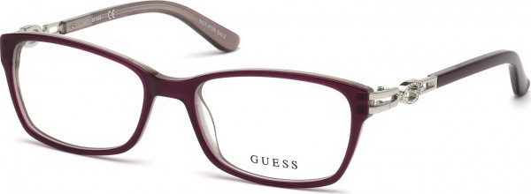 Guess GU2677 Eyeglasses, 083 - Violet/Monocolor / Violet/Monocolor