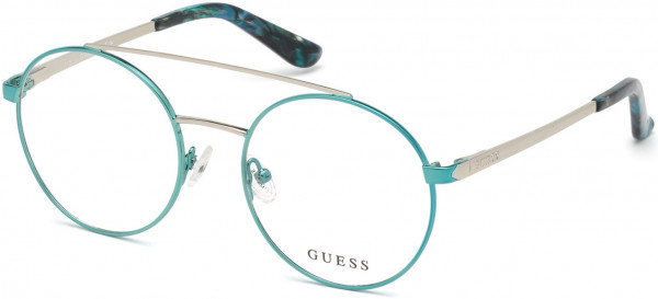 Guess GU2714 Eyeglasses, 084 - Shiny Light Blue