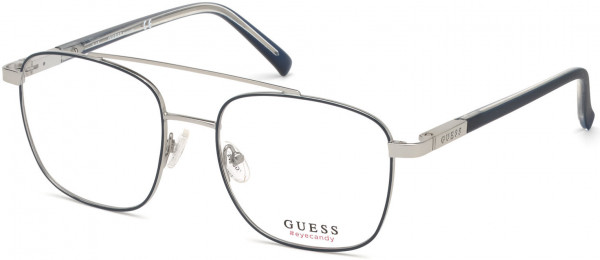 Guess GU3038 Eyeglasses, 090 - Shiny Blue