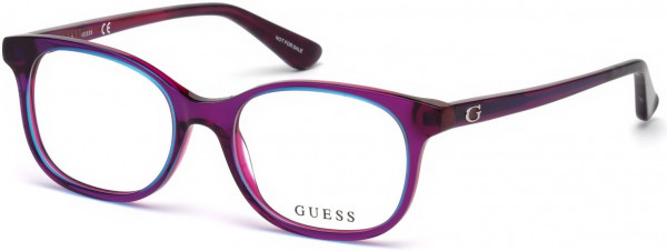 Guess GU9176 Eyeglasses, 081 - Shiny Violet