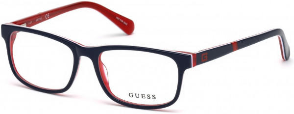 Guess GU9179 Eyeglasses, 090 - Shiny Blue