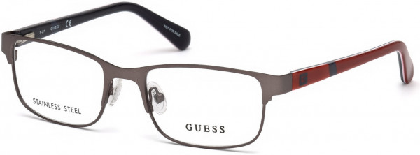 Guess GU9180 Eyeglasses, 009 - Matte Gunmetal