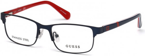 Guess GU9180 Eyeglasses, 091 - Matte Blue