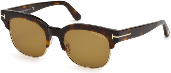 Tom Ford FT0597 Harry-02 Sunglasses, 56E - Havana/other / Brown