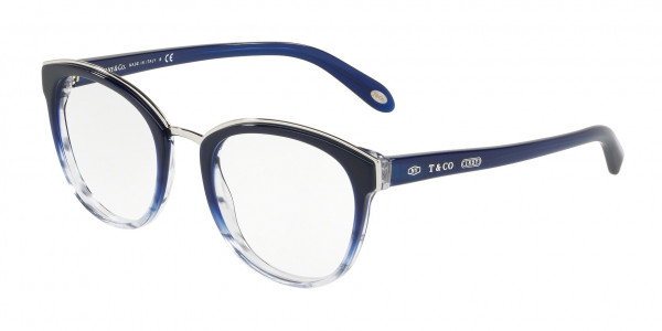 Tiffany & Co. TF2162 Eyeglasses, 8248 HAVANA FADING BLUE STRIPED (HAVANA)