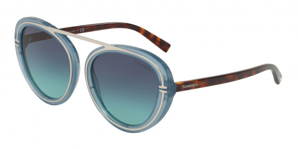 Tiffany & Co. TF4147 Sunglasses, 82209S OPAL BLUE (BLUE)