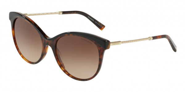 Tiffany & Co. TF4149F Sunglasses, 80503B BLACK/HAVANA (BLACK)