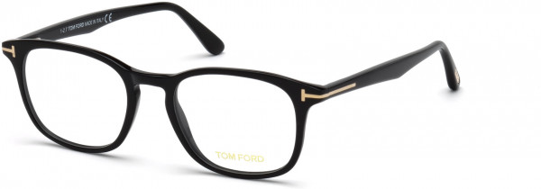 Tom Ford FT5505-F Eyeglasses, 001 - Shiny Black