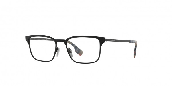 Burberry BE1332 Eyeglasses, 1283 BLACK RUBBER (BLACK)
