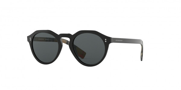 Burberry BE4280 Sunglasses, 377381 BLACK (BLACK)