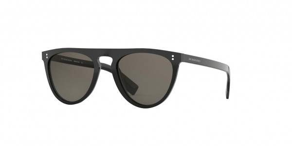 Burberry BE4281F Sunglasses, 3001/3 BLACK (BLACK)