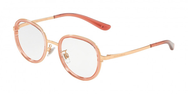 Dolce & Gabbana DG1307 Eyeglasses, 3148 TRANSPARENT PINK (PINK)