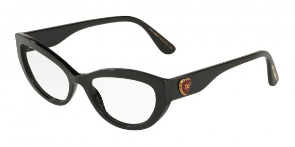 Dolce & Gabbana DG3306 Eyeglasses, 501 BLACK