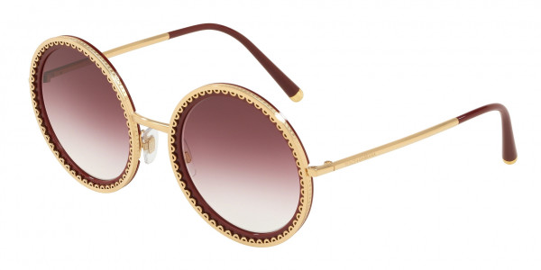 Dolce & Gabbana DG2211 Sunglasses, 02/8H BORDEAUX (BORDEAUX)