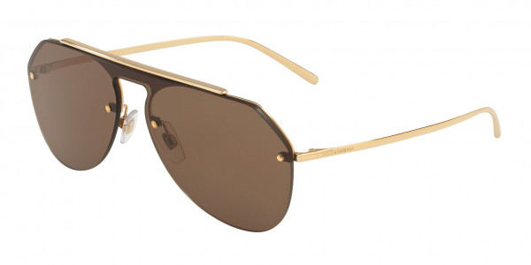 Dolce & Gabbana DG2213 Sunglasses, 02/73 GOLD (GOLD)