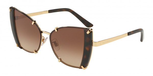 Dolce & Gabbana DG2214 Sunglasses, 02/13 GOLD/HAVANA