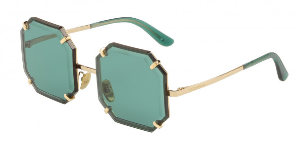 Dolce & Gabbana DG2216 Sunglasses, 02/71 GOLD
