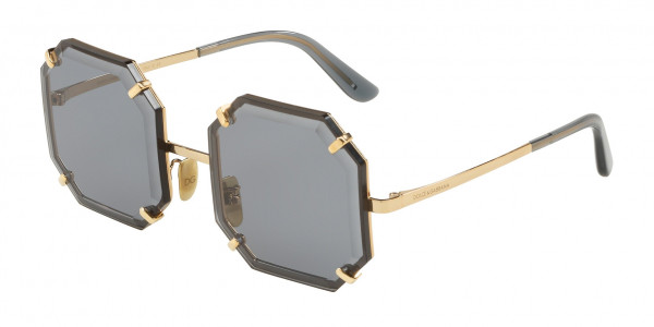 Dolce & Gabbana DG2216 Sunglasses, 02/87 GOLD