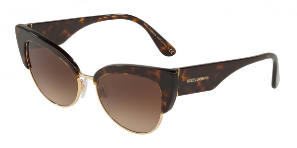 Dolce & Gabbana DG4346 Sunglasses, 502/13 HAVANA