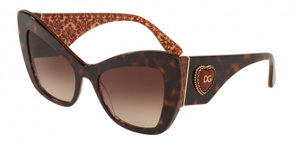 Dolce & Gabbana DG4349 Sunglasses, 320413 HAVANA