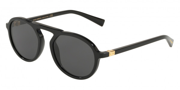 Dolce & Gabbana DG4351 Sunglasses, 501/87 BLACK