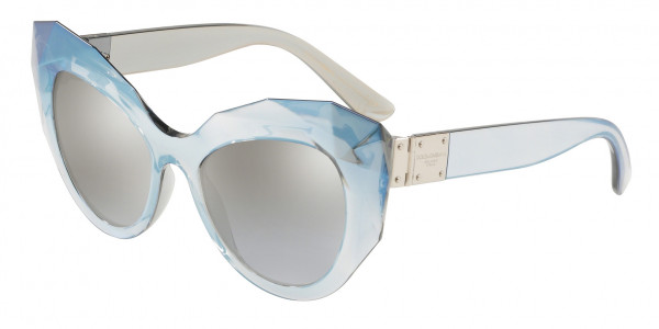 Dolce & Gabbana DG6122 Sunglasses, 32016V GREY MIRROR SILVER