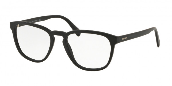 Prada PR 09VV CONCEPTUAL Eyeglasses, 1BO1O1 MATTE BLACK (BLACK)
