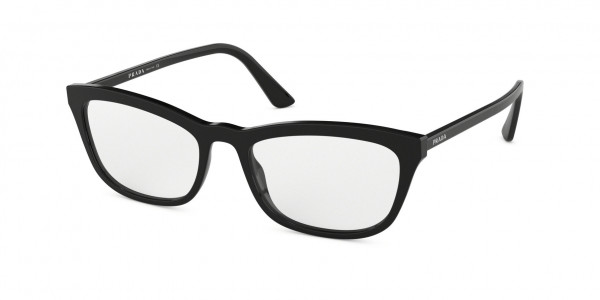 Prada PR 10VV CATWALK Eyeglasses, 1AB1O1 CATWALK BLACK (BLACK)