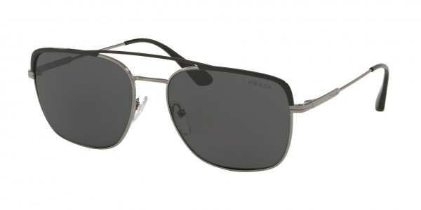 Prada PR 53VS CONCEPTUAL Sunglasses, M4Y5S0 CONCEPTUAL BLACK/GUNMETAL GREY (BLACK)