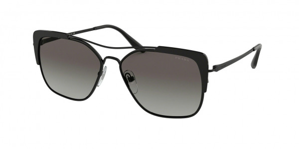 Prada PR 54VS CONCEPTUAL Sunglasses, AAV5O0 CONCEPTUAL PALE GOLD/BLACK GRA (GOLD)