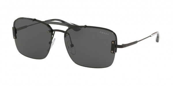Prada PR 56VS CONCEPTUAL Sunglasses, 7AX5S0 BLACK (BLACK)